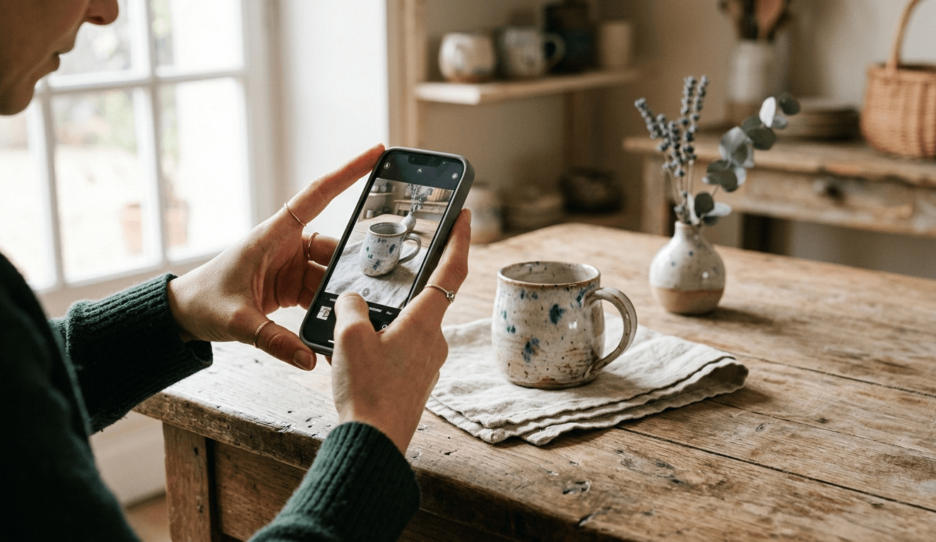 Comment faire de belles photos produits en 2026 sans perdre l’authenticité du handmade