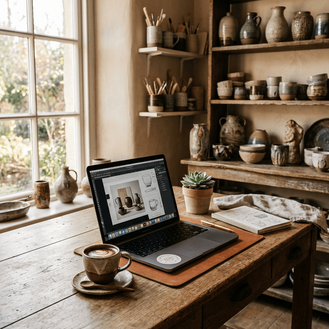 Bureau moderne d'artisan